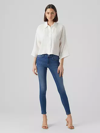 VERO MODA | Blusa-camicia VMNATALI CROP | weiss